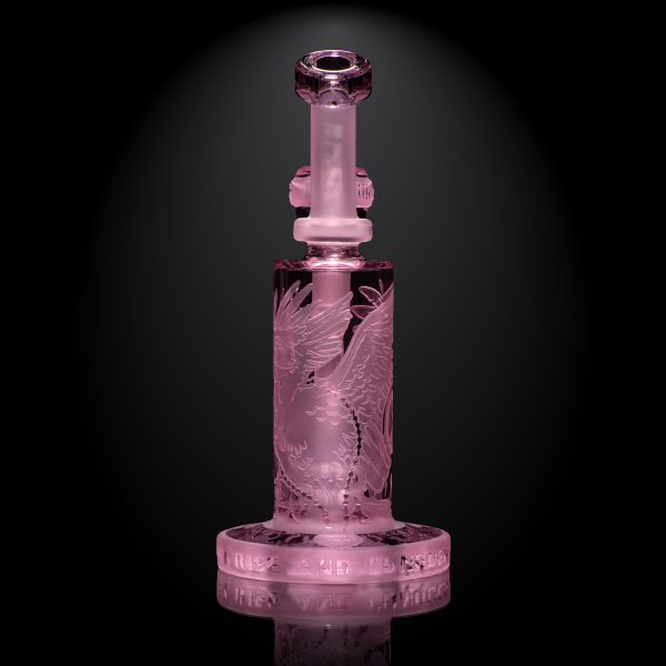 Phoenix: Forged in Fire 6″ Pink Cancer Dab Rig Glass Rig Multiverse
