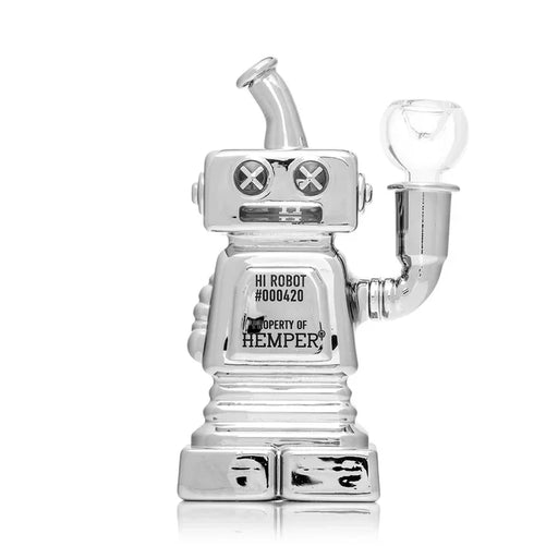 Hemper | 5.9" Hi-Robot Bong [PP6061] Glass Bong Smoking Cat Distribution