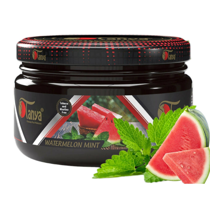 TANYA HOOKAH FLAVOR 250G CAN ZERO NICOTINE- ZERO TOBACCO Flavour Jatiimports LLC WATERMELON MINT