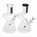 BoroSci | 9" Loop Beaker Glass Bong (Black) Glass Bong Maq Distributors