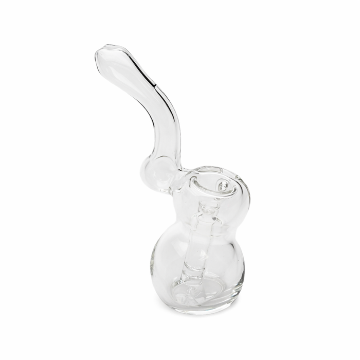 Tree Glass | 4.5" Basic Stem Sherlock Glass Bubbler Glass Pipe Maq Distributors Clear