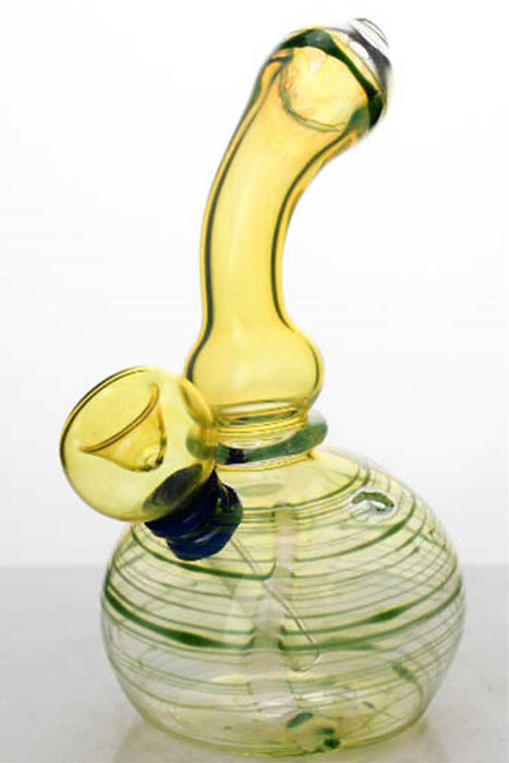 6 inches changing color glass water bong Beaker Bong ONE Type 2949