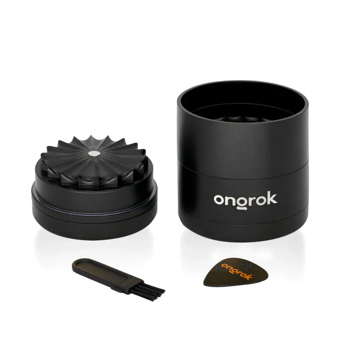 ONGROK | 5-Piece Flower Tooth Grinder Regular Grinder Smoking Cat Distribution Black