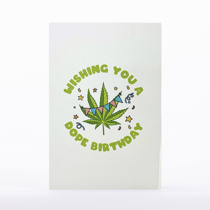 Intricate Greetings | Cannabis Leaf 3D pop-up Cards-Birthday Holiday · Anniversary Intricate Greetings Wishing You A Dope Birth day