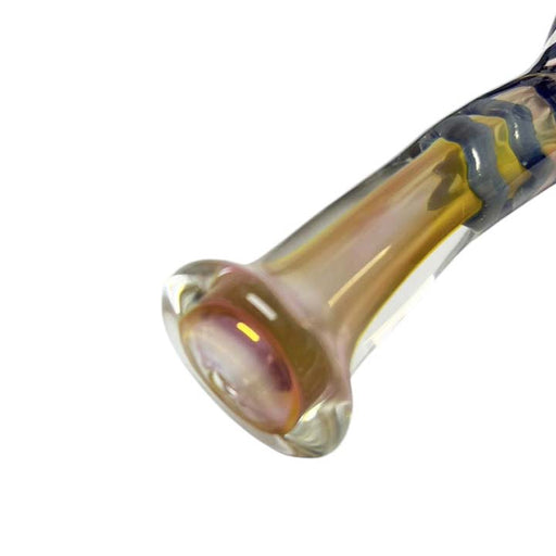 5.5" Fumed Twisted Glass Sherlock Pipe Glass Pipe Super Supplys Inc Default Title