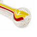 4.5" Color Line Glass Spoon Pipe Glass Pipe Super Supplys Inc