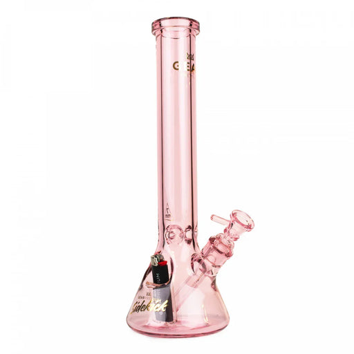 GEAR Premium® | 15" 7mm Thick Sidekick Beaker Tube -G573PI Glass Bong Smoking Cat Distribution