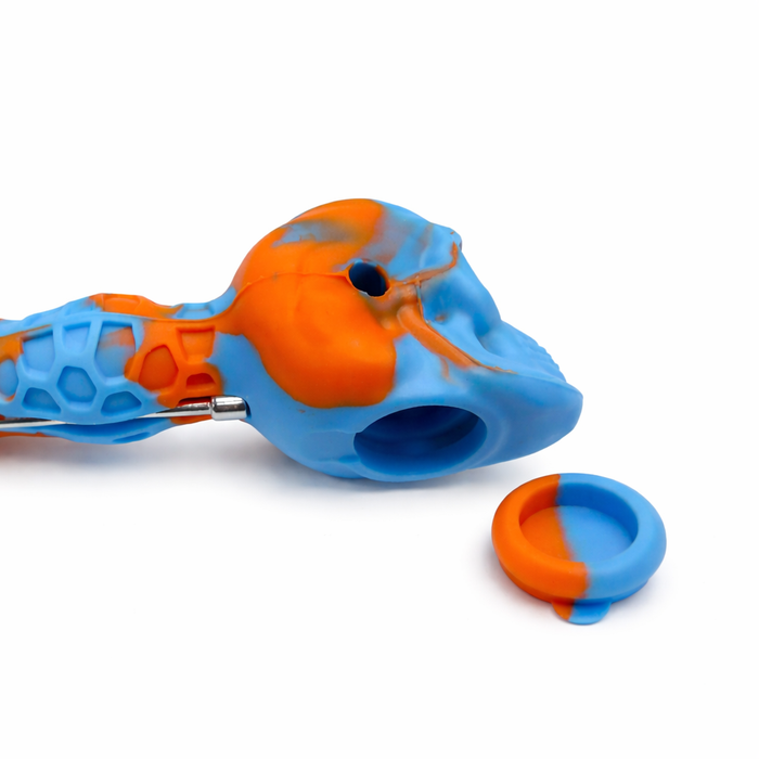 4.5" Skull Head Silicone pipe Silicone Pipe NIBO Distribution