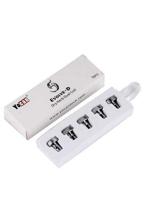 Yocan | Evolve-D Dry Herb Dual Coil x5 Count Pack 510 Battery BB Canada