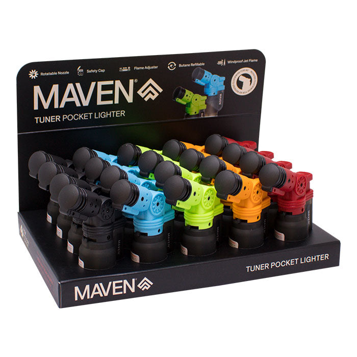 Maven Pink Pro Windproof Torch Lighters -Single Torch Maple Craft Inc