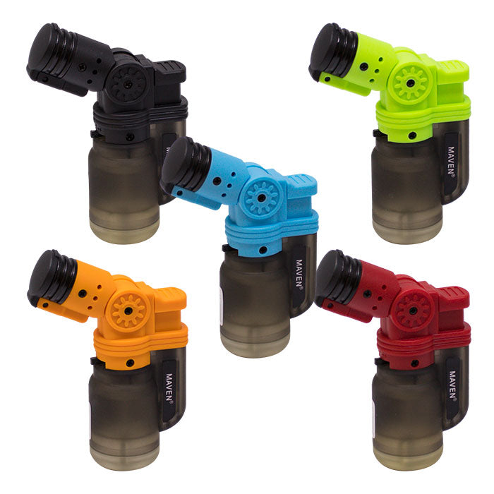 Maven Pink Pro Windproof Torch Lighters -Single Torch Maple Craft Inc