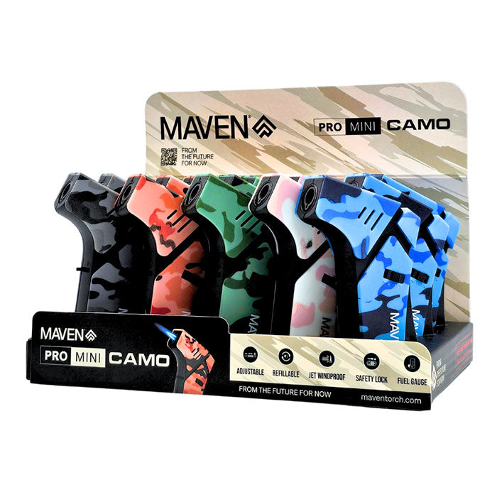Maven Pink Pro Windproof Torch Lighters -Single Torch Maple Craft Inc