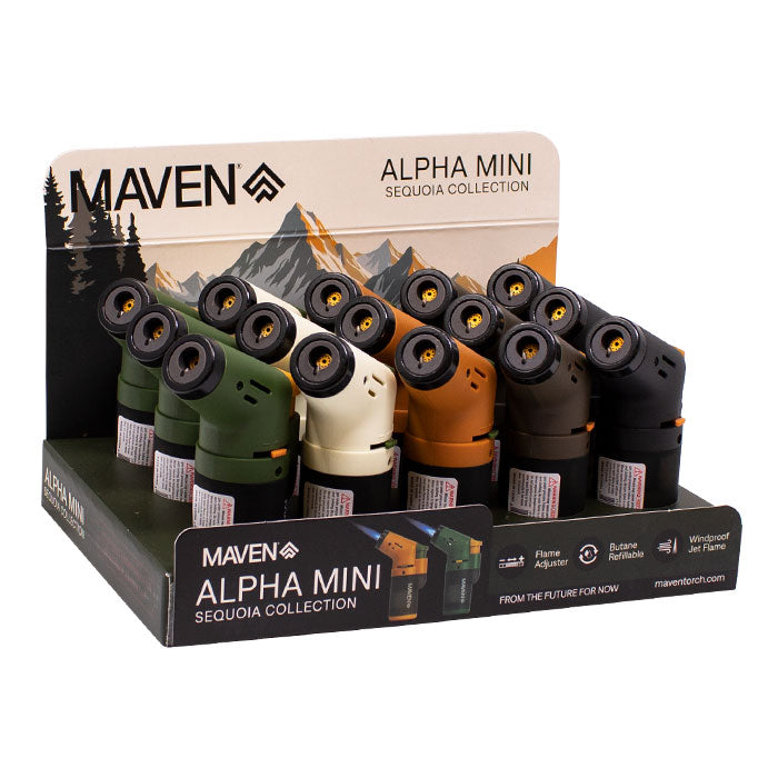 Maven Pink Pro Windproof Torch Lighters -Single Torch Maple Craft Inc