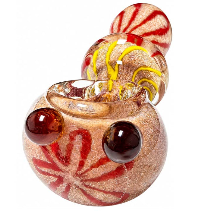 4.25" Textured Fumed Glass Hand Pipe Glass Pipe Super Supplys Inc
