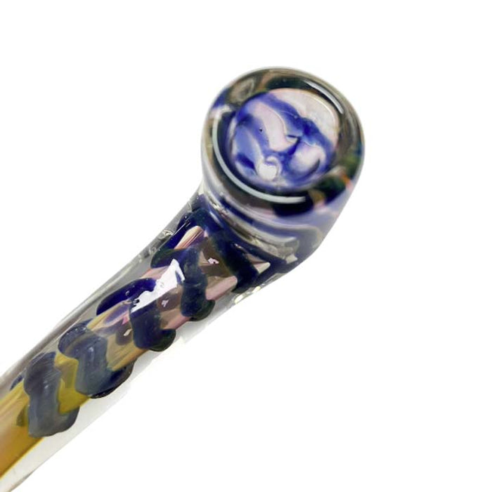 5.5" Fumed Twisted Glass Sherlock Pipe Glass Pipe Super Supplys Inc