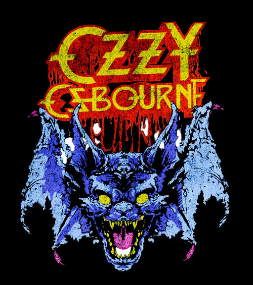 Ozzy Osbourne | “Bat Eyes” Short Sleeve Unisex Black T-Shirt – Officially Licensed Rock Band Tee Short Sleeve Philcos