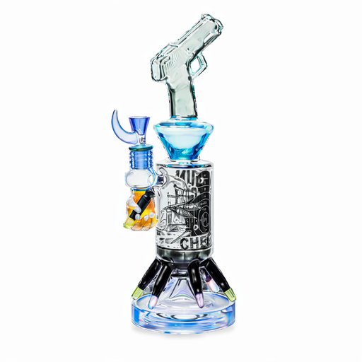 Cheech Glass | 13" Gangsta Bong [CHE-357] Glass Bong Smoking Cat Distribution