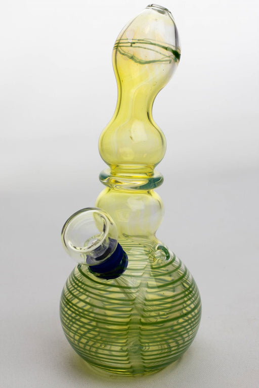 6 inches changing color glass water bong Beaker Bong ONE Type 4012