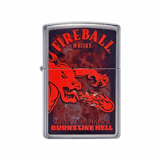 Zippo 49308 Fireball®Burns Like Hell Zippo Lighter ONE