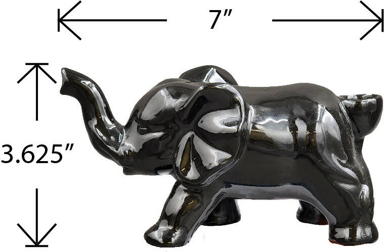 Elephant Novelty Pipe - Black Color