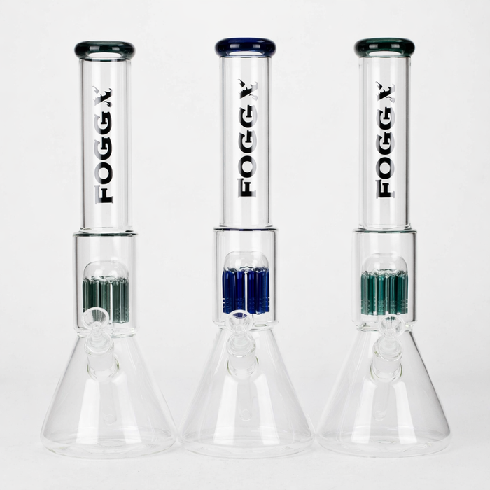 FOGGX | 17" Pirelli Percolator Glass Water Pipe [FT1896 ATS] Glass Bong LEHIGH WHOLESALE