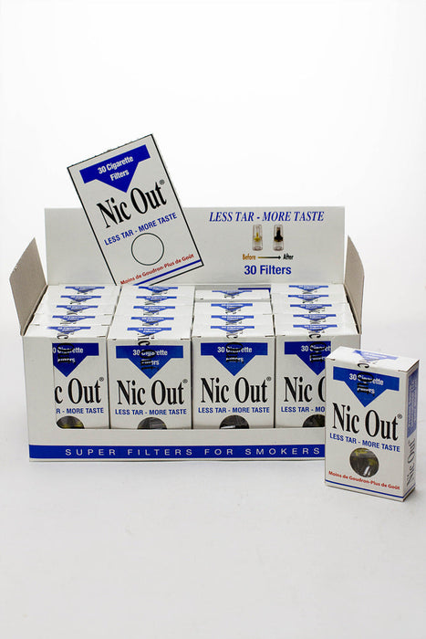 Nic Out Cigarette Filters 30 (Box) Filter Tip ONE