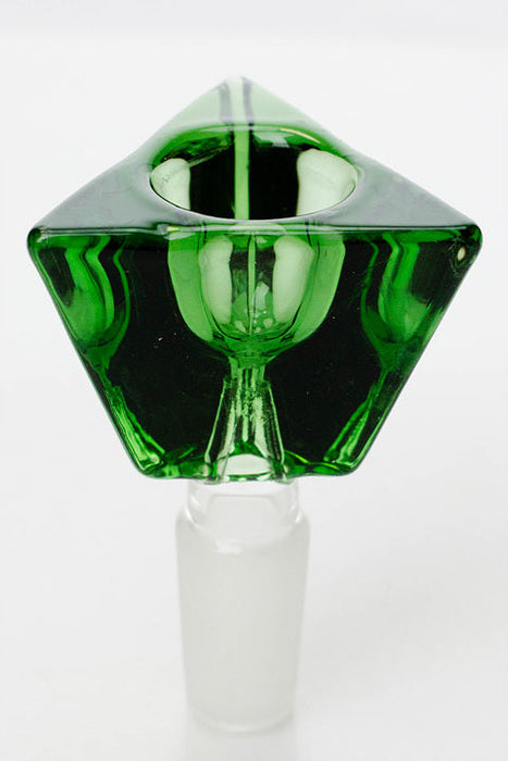 Triangular pyramid Glass bowl Bowl · Banger · Oil Burner ONE Green