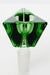 Triangular pyramid Glass bowl Bowl · Banger · Oil Burner ONE Green