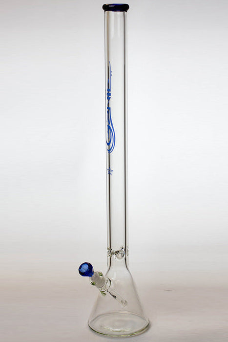 Genie | 30" 9mm glass beaker water bong Beaker Bong ONE Blue