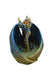 Zenn | Backflow Incense Burner Incense Holder SunGlow Dragon With Led Blue & Golden Dusted