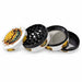 63mm Wicked Smiley 4-Part Metal Herb Grinder – 6PCS Display Display Pack Super Supplys Inc