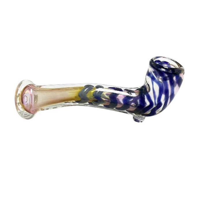 5.5" Fumed Twisted Glass Sherlock Pipe Glass Pipe Super Supplys Inc