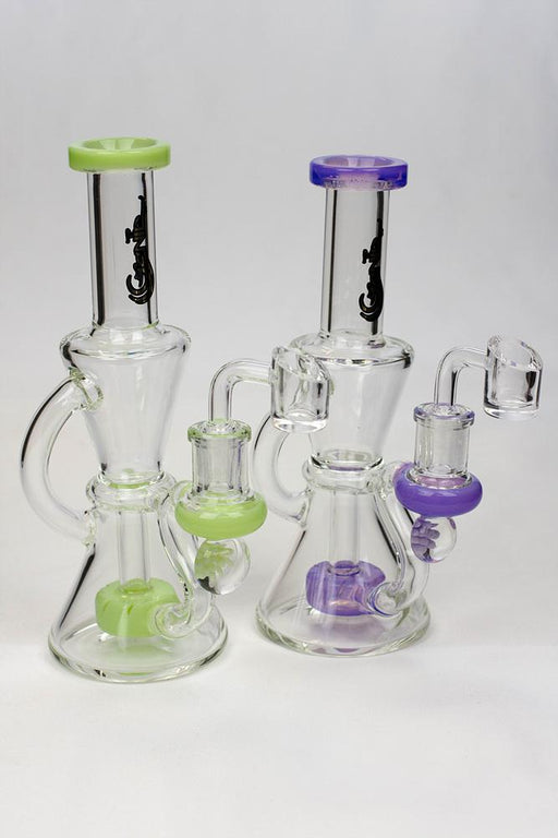 8" Genie recycled rig with a banger [RY1439] Glass Rig ONE