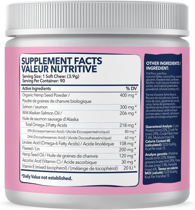 PetPal | Skin & Coat Omega Soft Chew Treats for dogs For Pet Neo Wholesale Co.