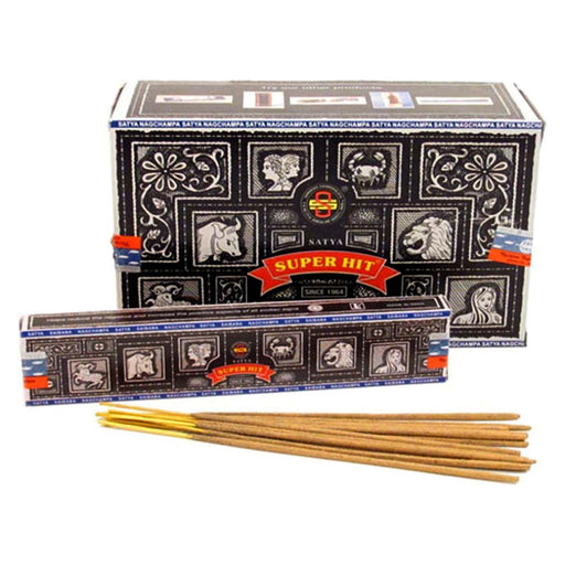 Satya | Nag Champa Super Hit Box of 12 Incense Bongzie Smokes