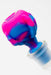 2-in-1 Silicone Claw bowl with multi-hole glass bowl-Color Assorted Bowl · Popper YHS Smoke