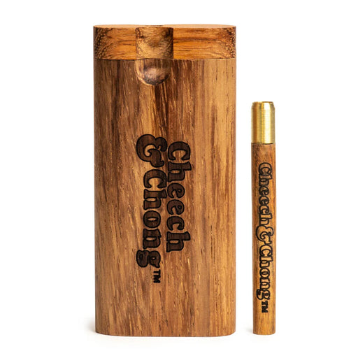 Cheech & Chong® Glass | Regular Twist Dugout (Assorted Wood Grains)[CCD4000] Dugout Smoking Cat Distribution