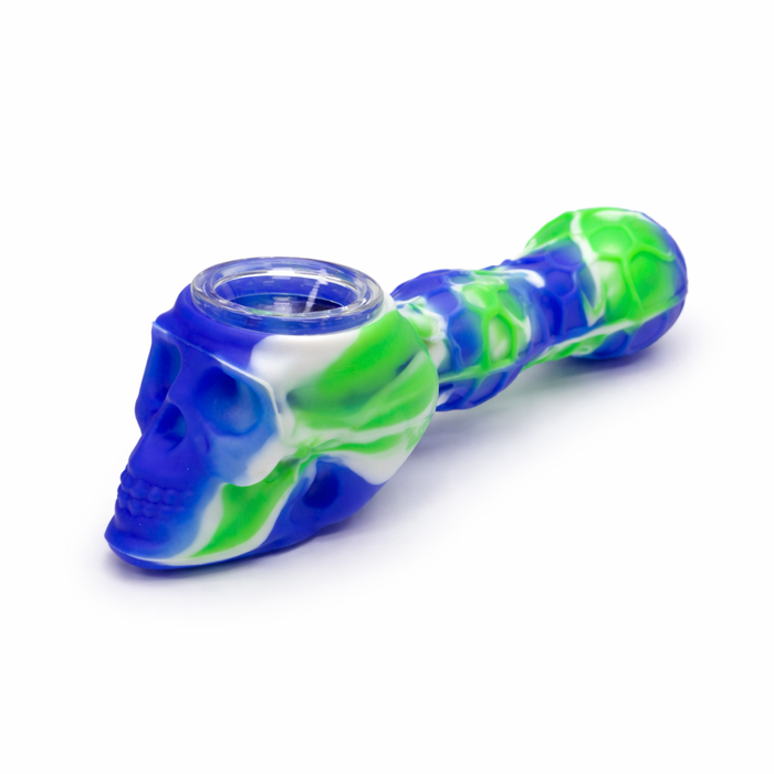 4.5" Skull Head Silicone pipe Silicone Pipe NIBO Distribution Color-1