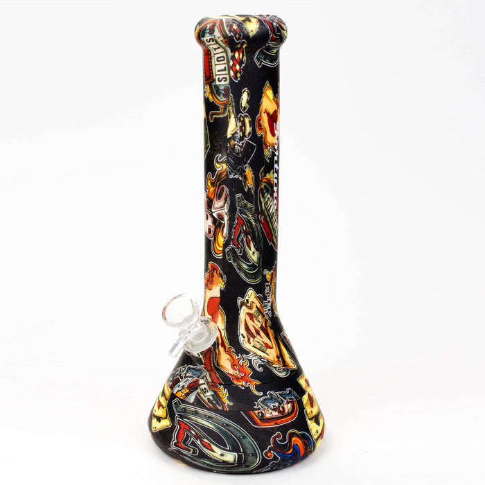 Fortune | 12" Silicone Beaker Resin · Silicone · Plastic Bong Fortune