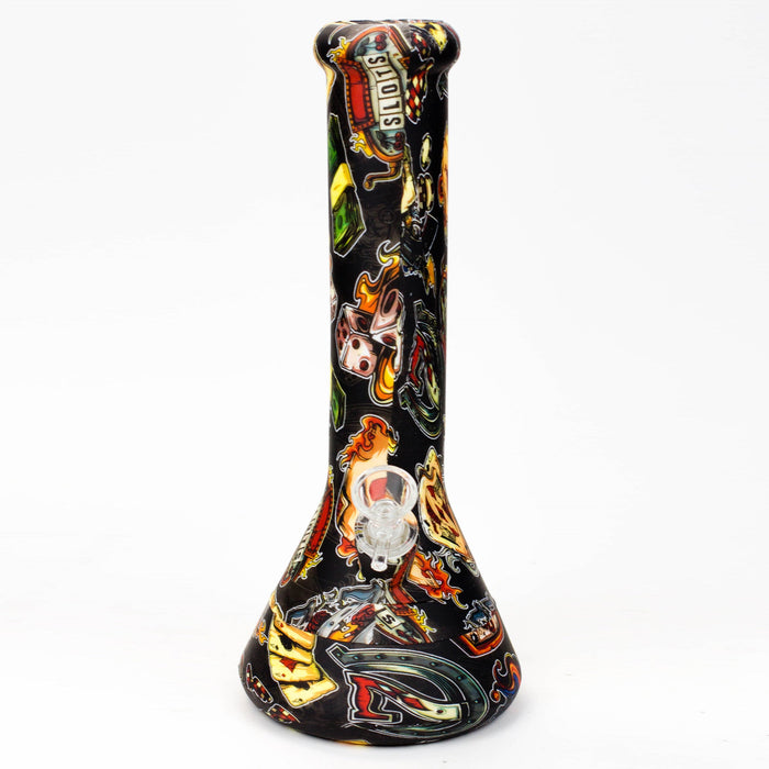 Fortune | 12" Silicone Beaker Resin · Silicone · Plastic Bong Fortune