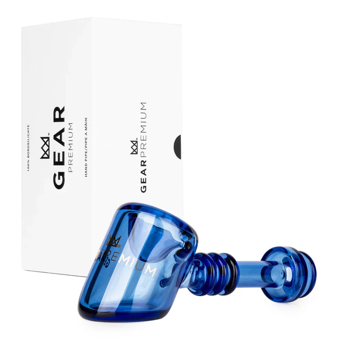 GEAR Premium® | 5" Joffre Hammer Hand Pipe Glass Pipe West Coast Gifts Sapphire Blue
