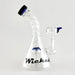 Wicked | 6" Swirl Dab Rig Glass Bong Super Supplys Inc Blue