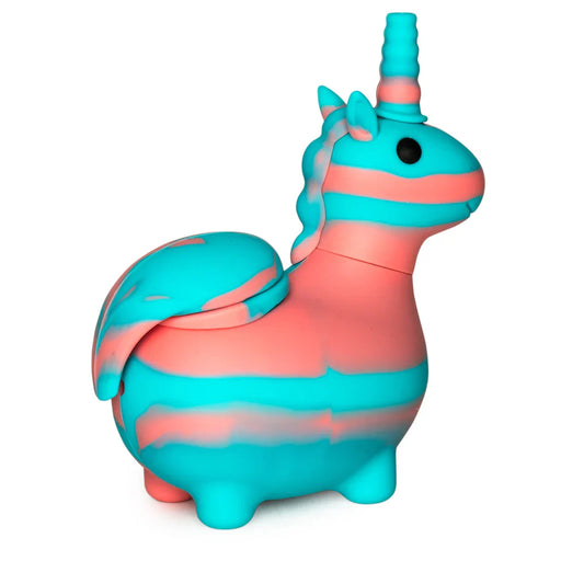 LIT® Silicone | 4.75" Unicorn Hand Pipe [TS195RB] Resin · Silicone · Plastic Bong Smoking Cat Distribution