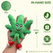 Lil' MJ the Marijuana Leaf | 420 Cat Toy & Collectible Plush For Pet PAW20