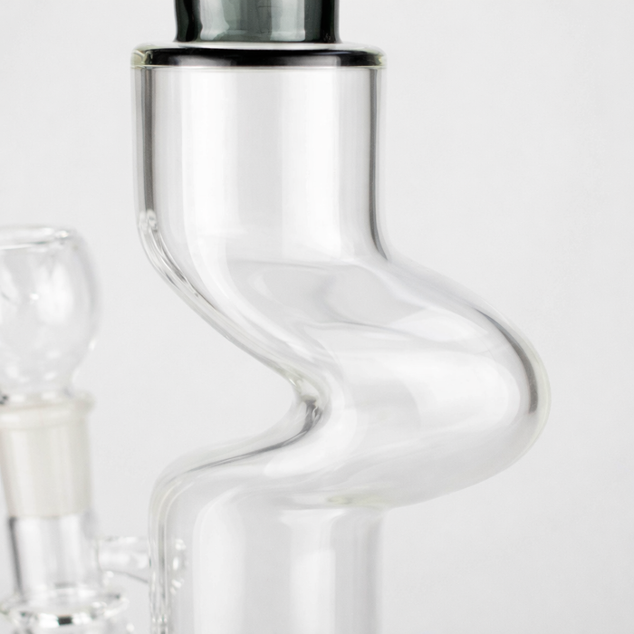 16" Glass Water Bong with Diffuser & Percolator
