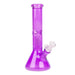 10" Neon Beaker Bong with Dome Perc Glass Bong Smoking Cat Distribution Purple