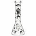 10" Glow-in-the-Dark Mushroom Beaker Bong Glass Bong Super Supplys Inc