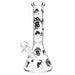 10" Glow-in-the-Dark Mushroom Beaker Bong Glass Bong Super Supplys Inc Default Title