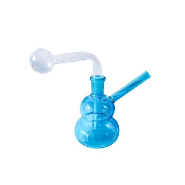4" Oil Burner Water Bong [AK-I4] Oil Burner Canadian Distributor Blue