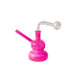 4" Oil Burner Water Bong [AK-I4] Oil Burner Canadian Distributor Pink